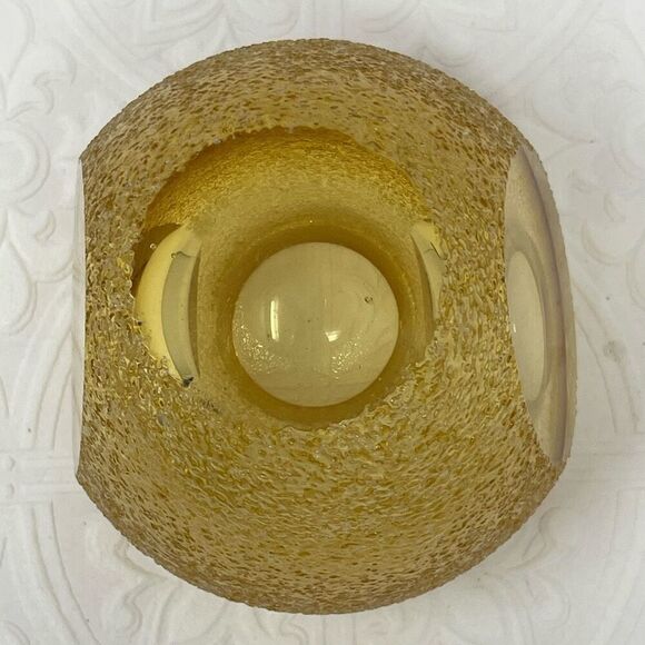 Fifth Avenue Amber Crystal Frosted Votive Candle Holder - Picture 5 of 7